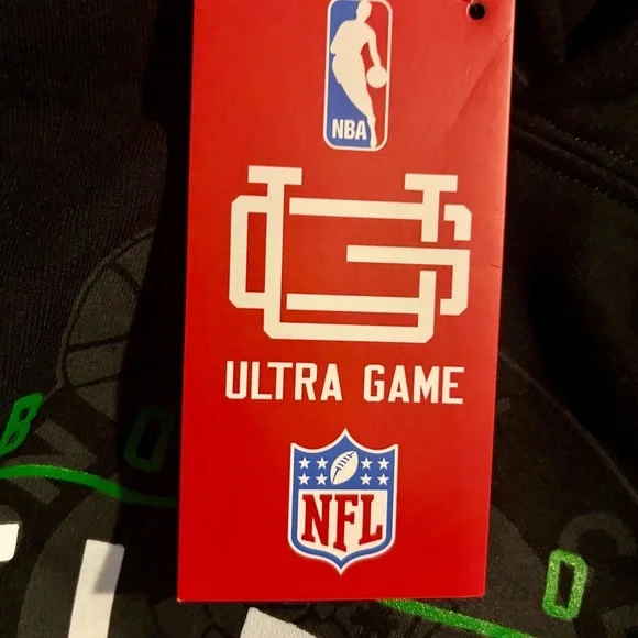 NWT NBA Boston Celtics Ultra Game Official Youth Hoodie Green & Black (10-12) - Picture 7 of 11